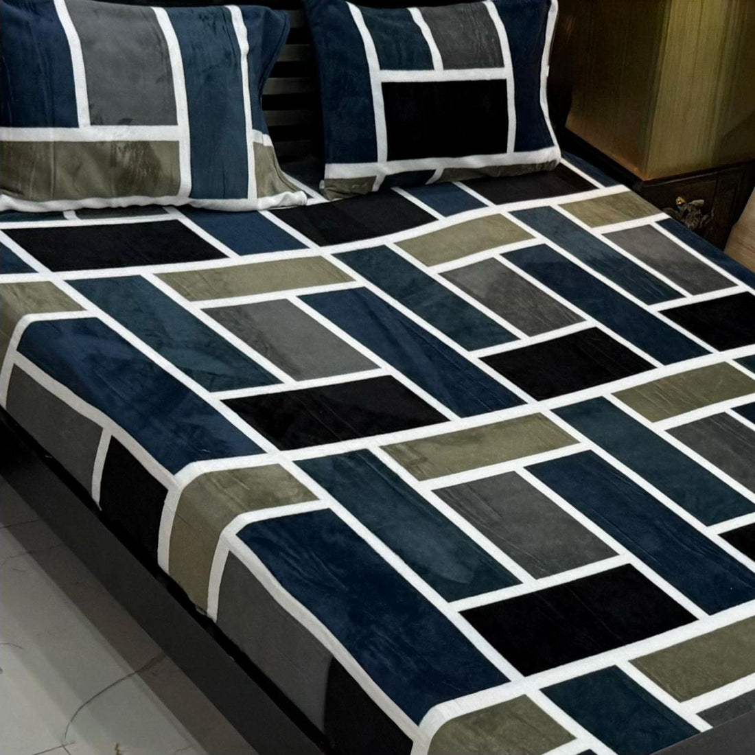3pc Fleece bedsheet