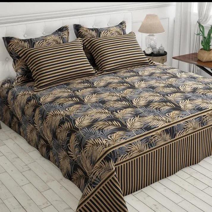 Desert Printed  Cotton Bedsheet Set – Floral Pop Edition