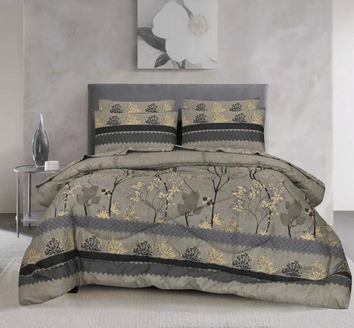 Printed  Cotton Bedsheet Set – Floral Pop Edition - Fashion Home Store