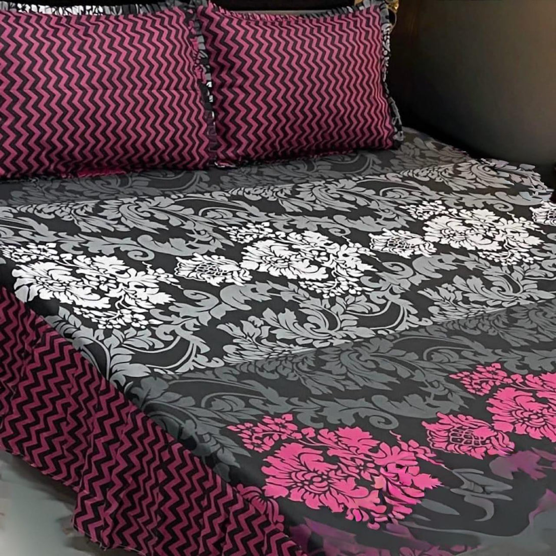 Frill Printed Bed Sheets
