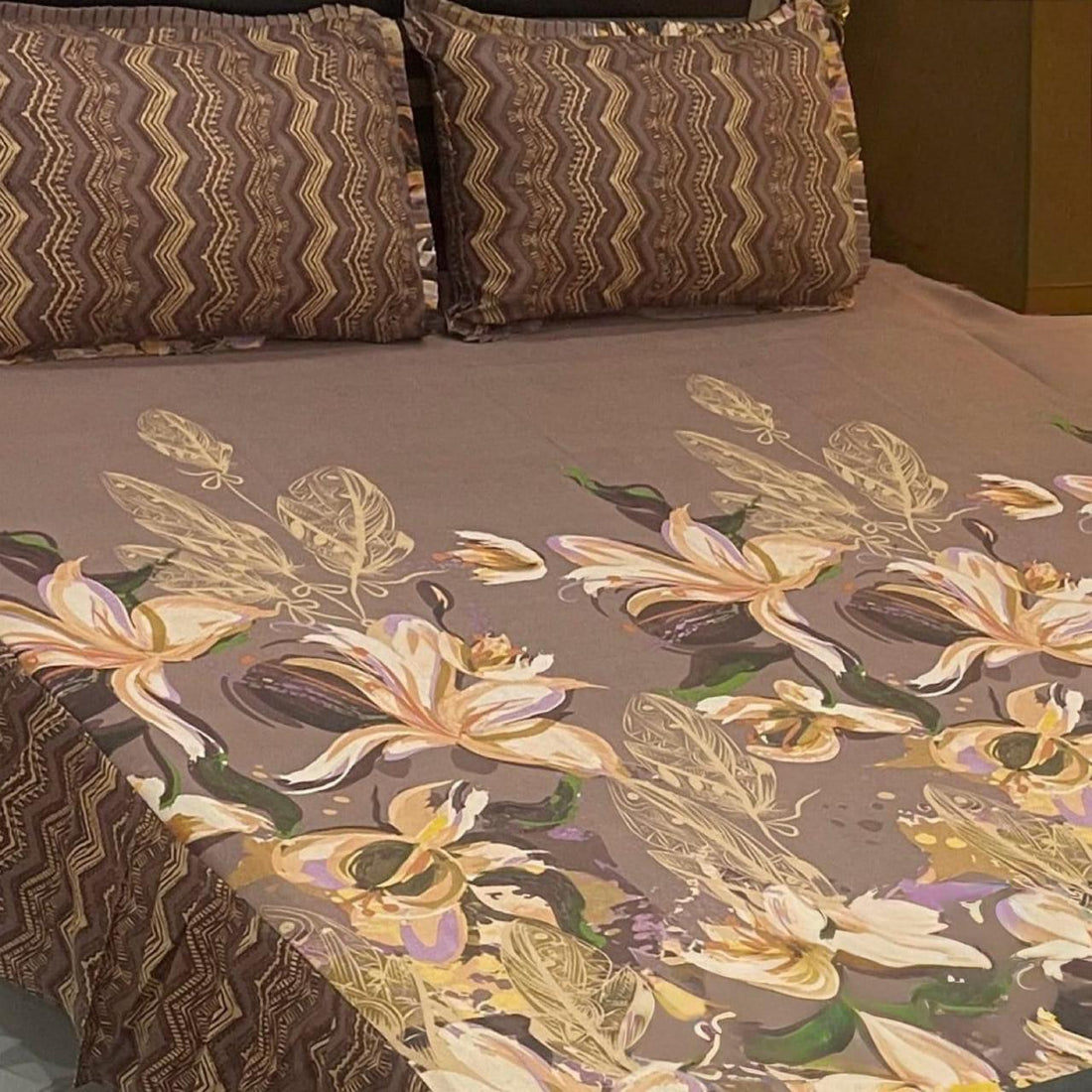 Frill Printed Bed Sheets