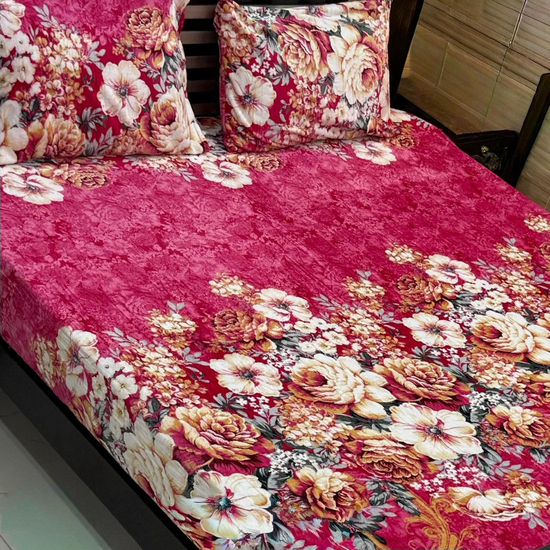 3pc Fleece bedsheet