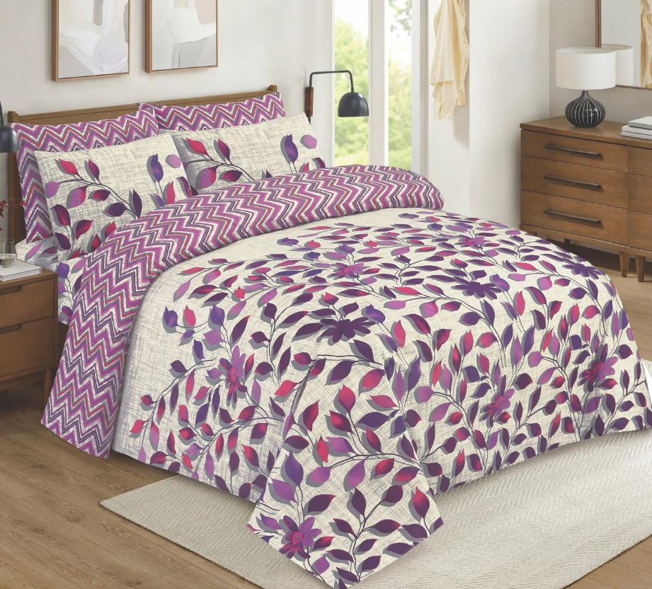 Royal Elegance Print Premium Cotton Bed Sheet