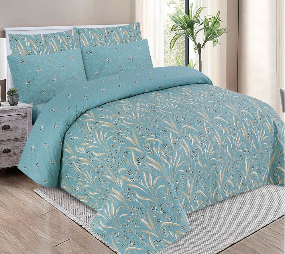 Heritage Luxe Print Premium Cotton Bed Sheet - Fashion Home Store