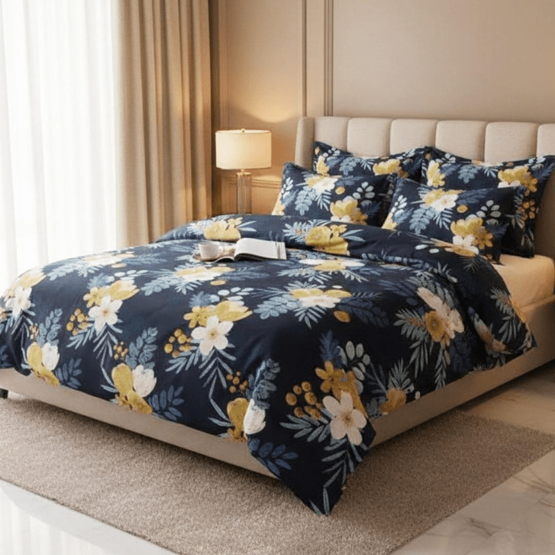 Blossom Breeze Bedsheet Set– Floral Pop Edition - Fashion Home Store