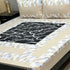 Blush Pink & Multicolor Floral Embroidered Patchwork Bedsheet Set Fashion HomeStore 