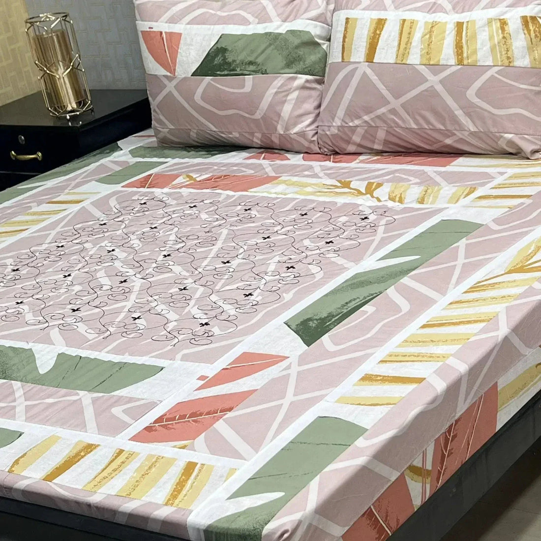 Classic Paisley Embroidered Patchwork Bedsheet Set Fashion HomeStore
