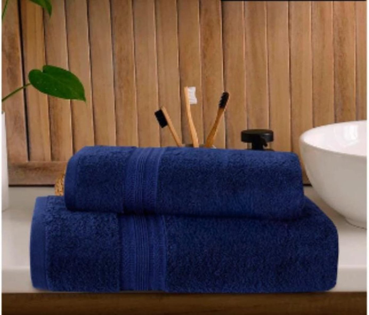 Colored Textured 100% Cotton Extra Soft Hand Towel Set - Fashion Home Store