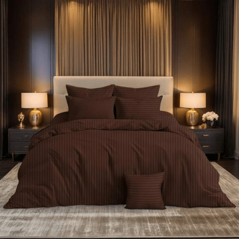 Elite Stripe Luxe Comforter Collection - Fashion Home Store
