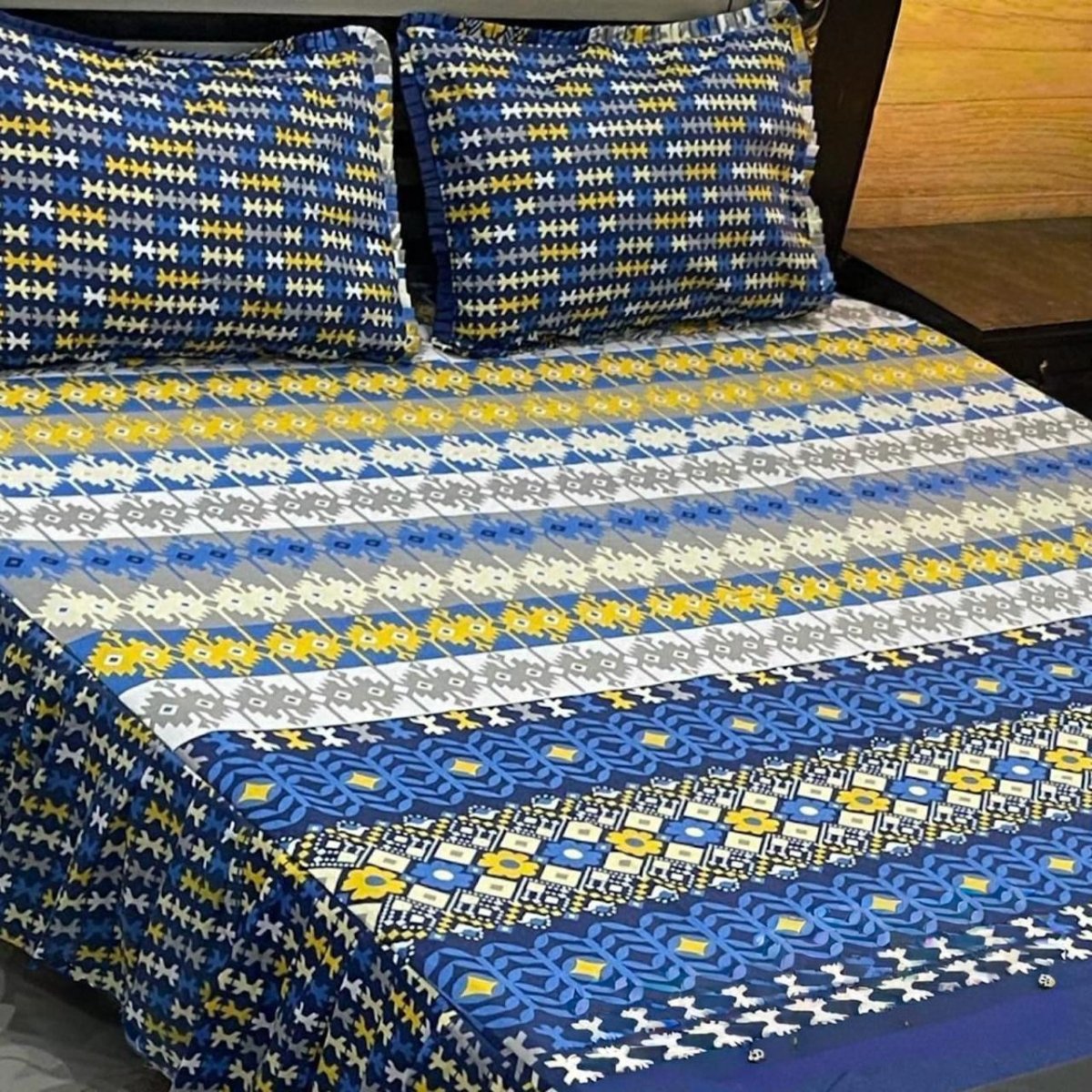 Frill Printed Bed Sheets - Fashion Home Store