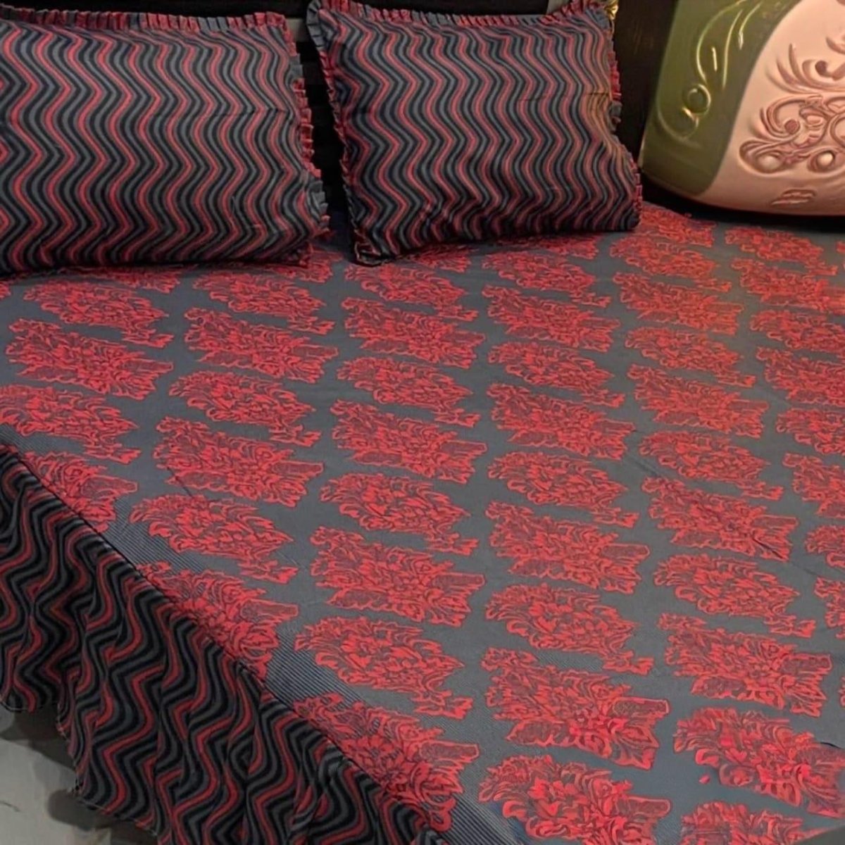 Frill Printed Bed Sheets - Fashion Home Store