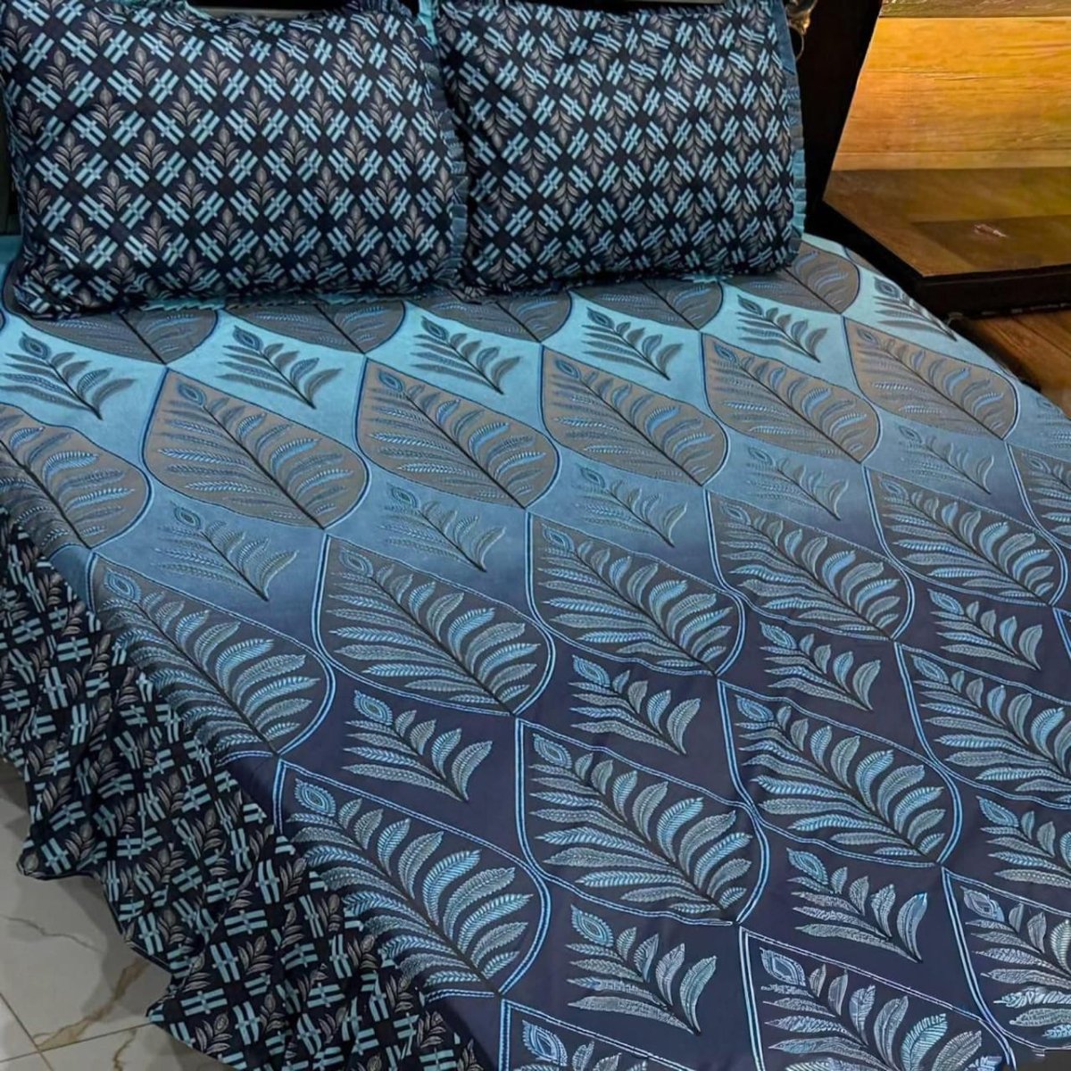 Frill Printed Bed Sheets - Fashion Home Store