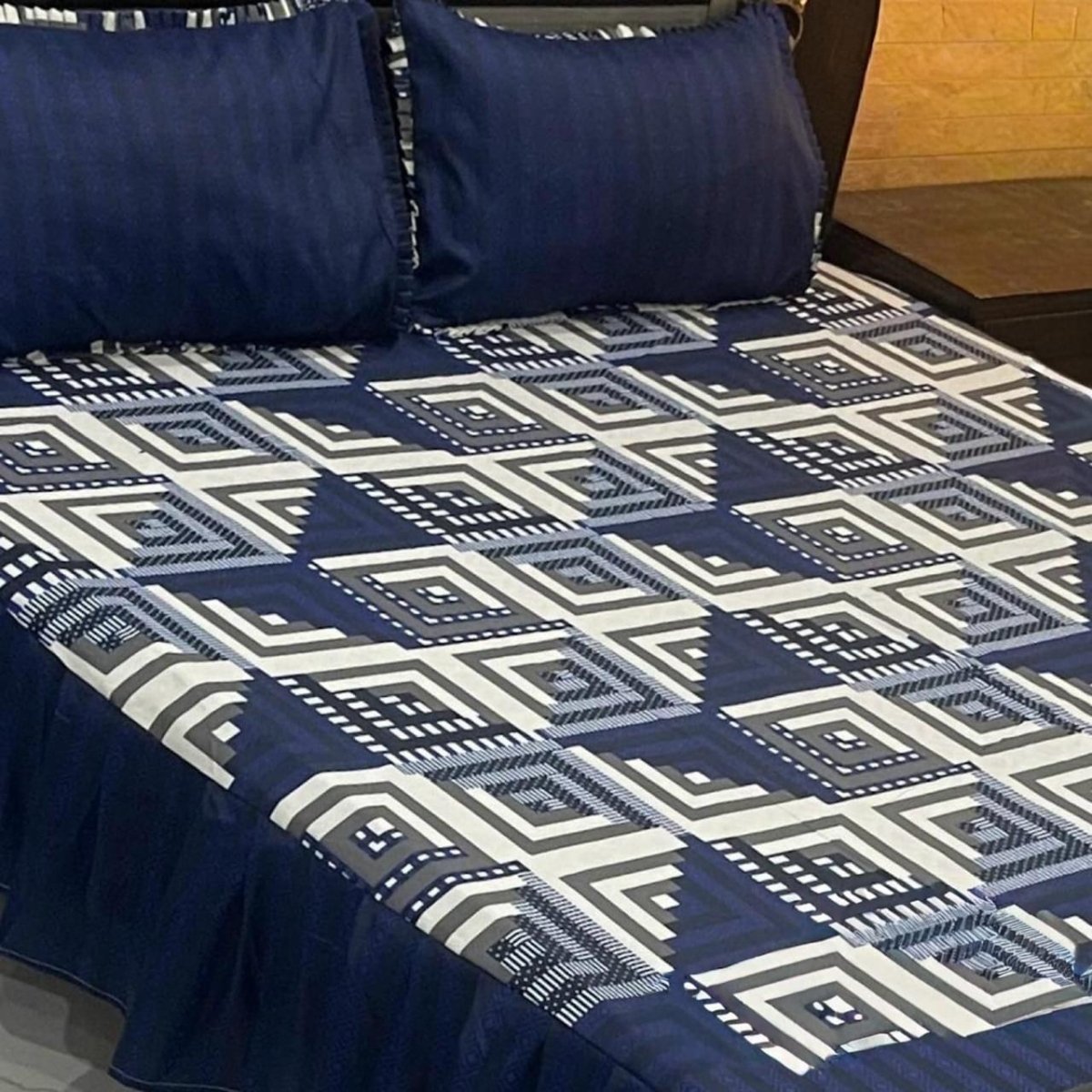 Frill Printed Bed Sheets - Fashion Home Store