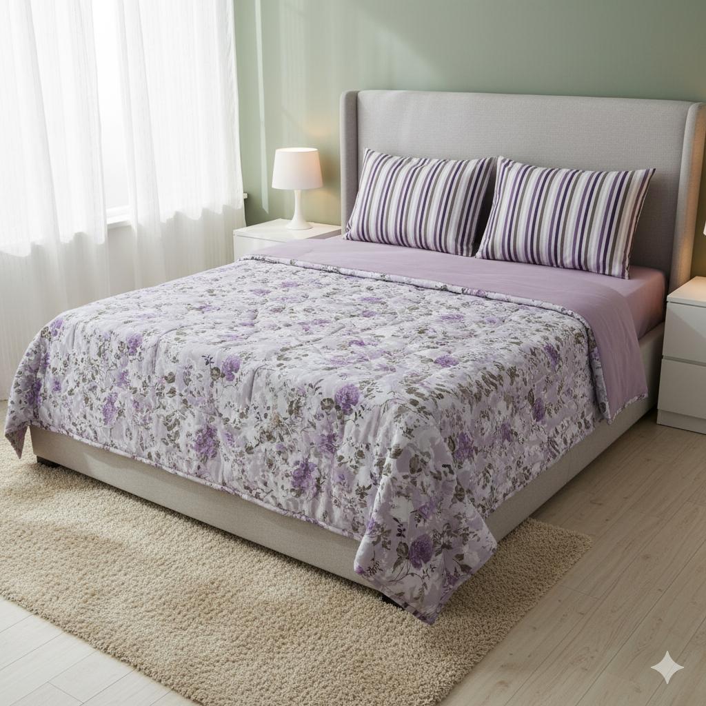 Golden Orchid Bedding Set - Fashion Home Store