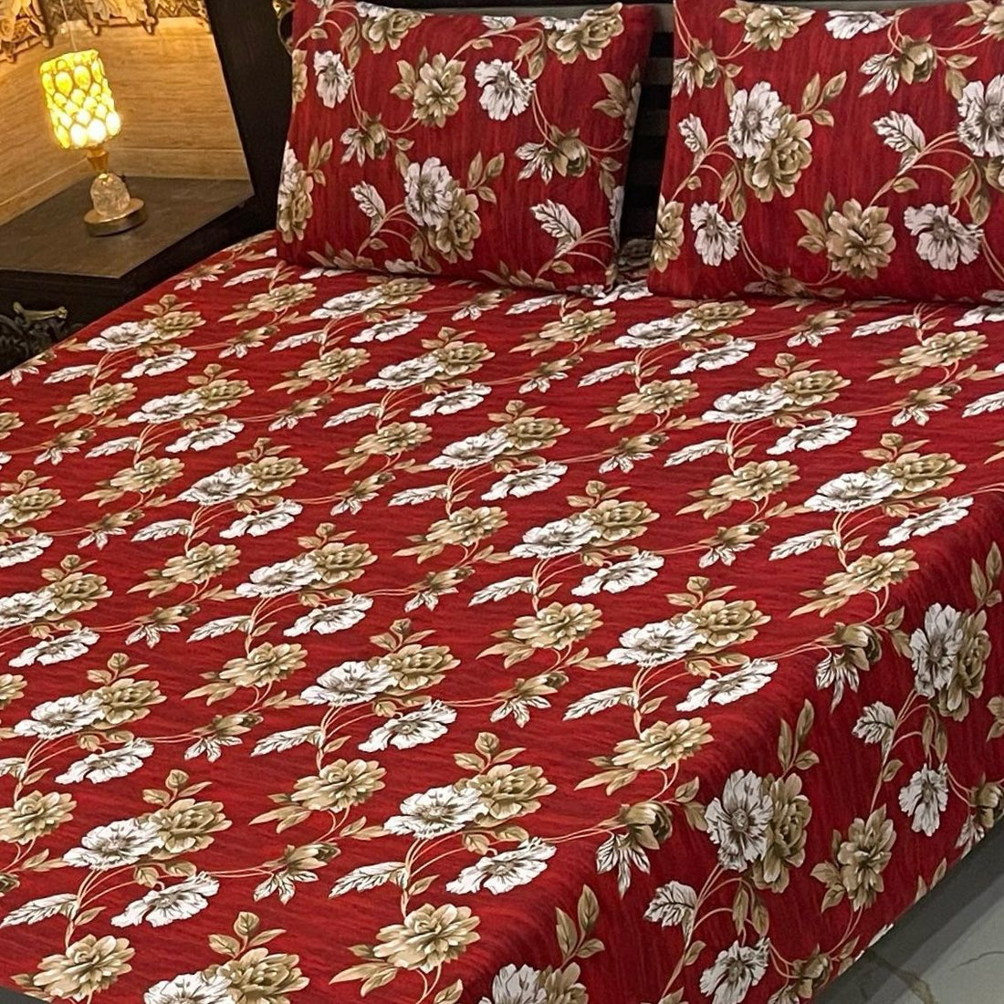 I Monochrome Blossom Soft Crystal Cotton Bed Sheets - Fashion Home Store