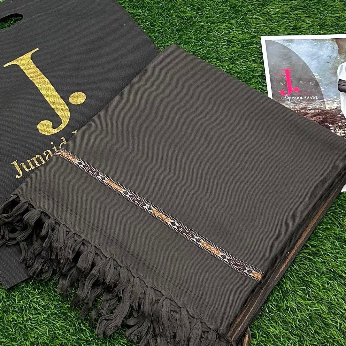 J. Mens Shawl 100% Cotton Wool Stuff - Fashion Home Store