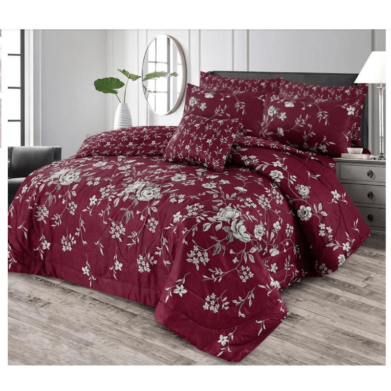 Patterned Bedding - 7PC Summer Comforter Set - Fashion Home Store