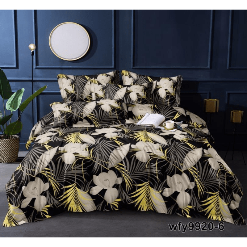 Regal Rest Printed Cotton Bedsheet Set – Floral Pop Edition - Fashion Home Store