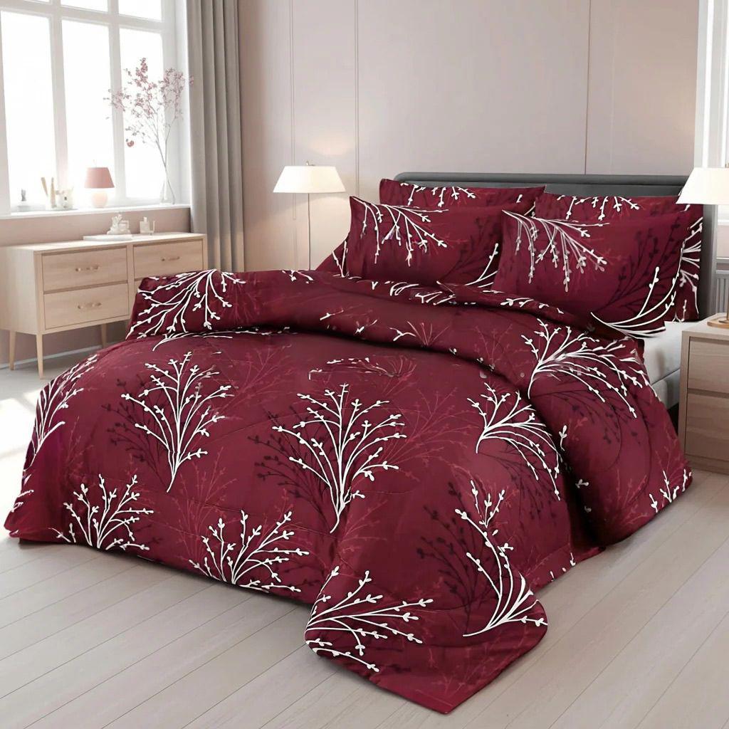 Restful Retreat Design - 6PC Comforter Set (Vicky Razai Set) - Fashion Home Store