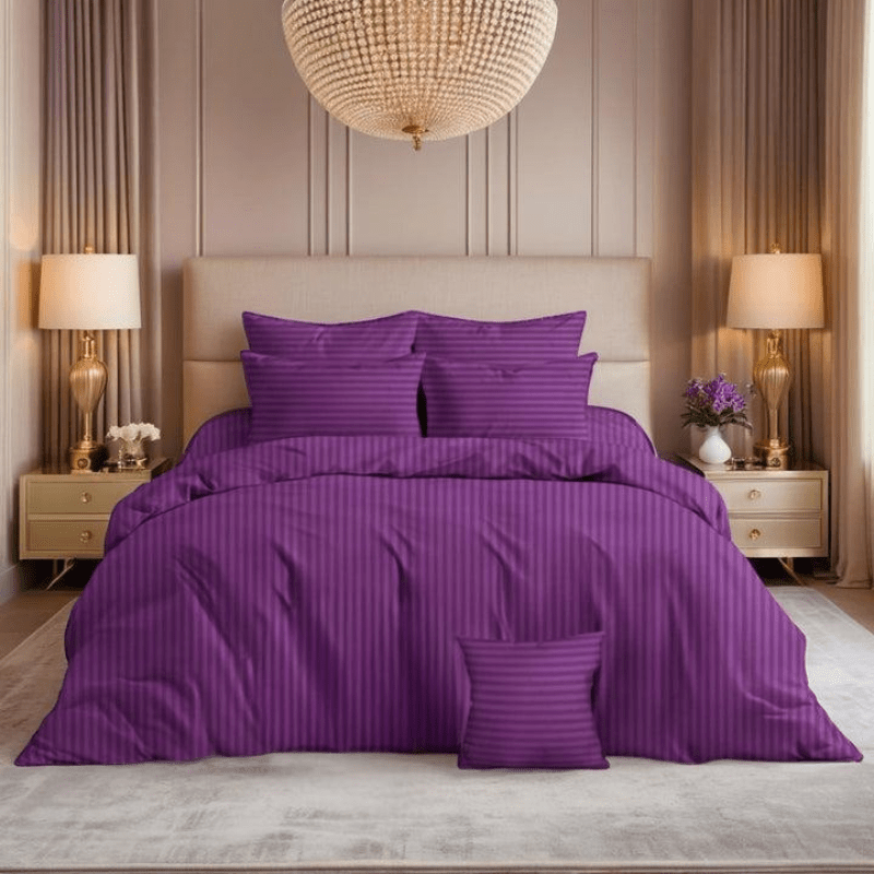 Signature Stripes Luxury 7PC Set - Fashion Home Store