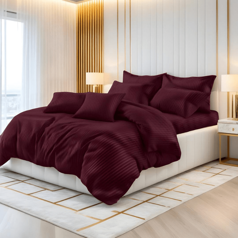 Signature Stripes Winter Bedding Set - Fashion Home Store