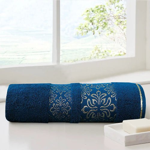 Vibrant Textured 100% Cotton JACQUARD SOFT Bath Towel Set - Fashion Home Store